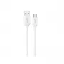 Dudao L2S USB-A į USB-C 30W 2m Baltas Įkrovimo ir Duomenų Sinchronizavimo Laidas