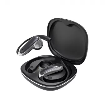 Dudao U17Z Bluetooth 5.3 Open-Ear belaidės ausinės su ausų kabliukais – juodos