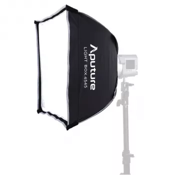 Amaran Light Box 45x45 – Kvadratinis softbox su Bowens laikikliu, dviguba difuzija, audinio grotelėmis ir nešiojimo krepšiu