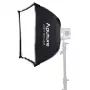 Amaran Light Box 45x45 – Kvadratinis softbox su Bowens laikikliu, dviguba difuzija, audinio grotelėmis ir nešiojimo krepšiu