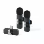 BOYA BY-V20 V2.0 belaidė mikrofonų sistema 2,4 GHz – juoda