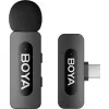 BOJA BY-V10 V2.0 belaidis mikrofonas 2.4GHz - juodas