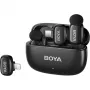 BOYA MINI-12 Black 2TX + 2RX belaidė mikrofonų sistema