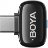 BOYA mini 2-02 belaidė mikrofonų sistema 2.4GHz USB-C – juoda