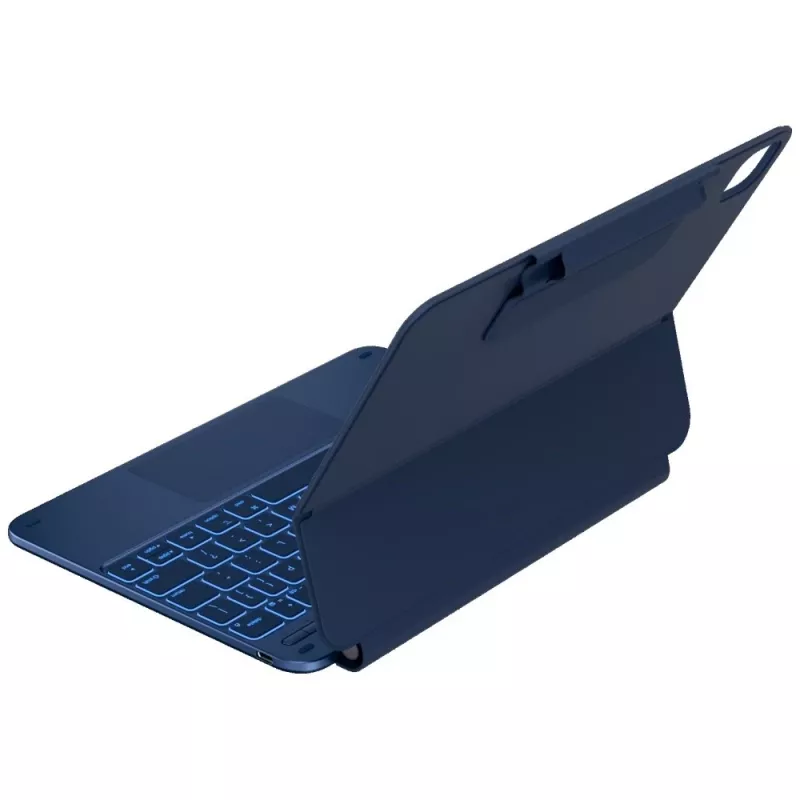 Typecase Edge klaviatūrinis dėklas, skirtas iPad Air 11 M2 2024 / M3 2025 / M4 2026, šviesiai mėlynas
