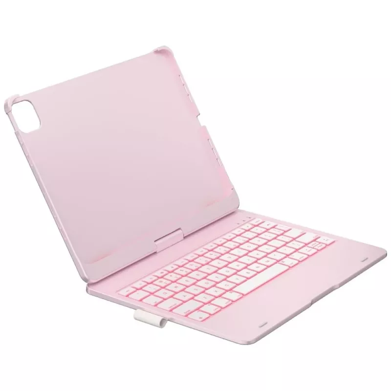 Typecase Flexbook Touch Detachable Keyboard Folio Case, iPad Air 11 M2 2024 / M3 2025 / M4 2026, šviesiai rožinė