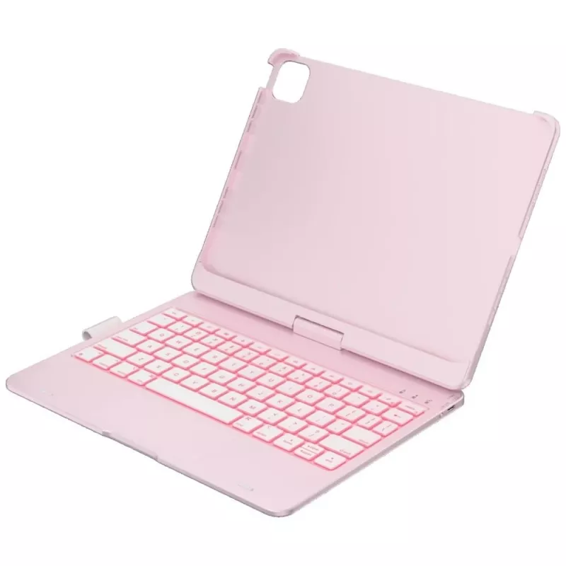 Typecase Flexbook Touch Detachable Keyboard Folio Case, iPad Air 11 M2 2024 / M3 2025 / M4 2026, šviesiai rožinė