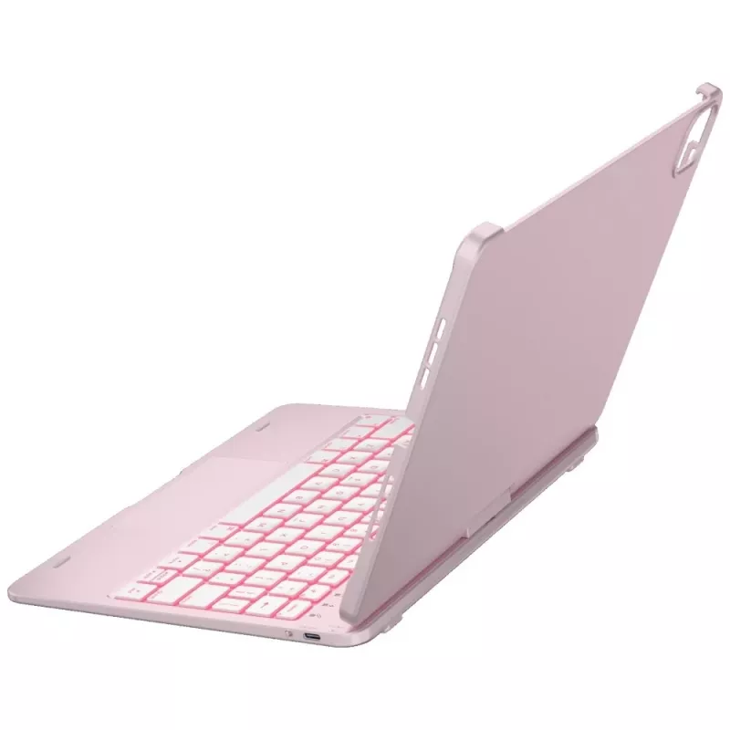 Typecase Flexbook Touch Detachable Keyboard Folio Case, iPad Air 11 M2 2024 / M3 2025 / M4 2026, šviesiai rožinė