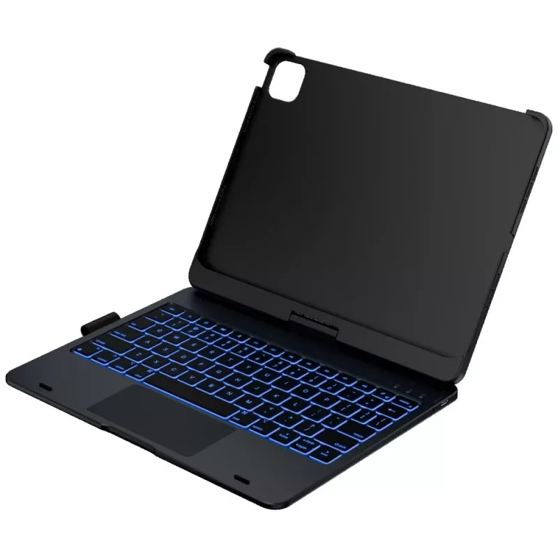 Typecase Flexbook Touch klaviatūrinis dėklas, skirtas iPad Pro 11 (2024/2025), juodas