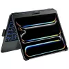 Typecase Flexbook Touch klaviatūrinis dėklas, skirtas iPad Pro 11 (2024/2025), juodas