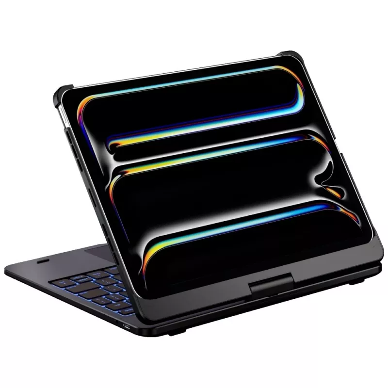 Typecase Flexbook Touch klaviatūrinis dėklas, skirtas iPad Pro 11 (2024/2025), juodas
