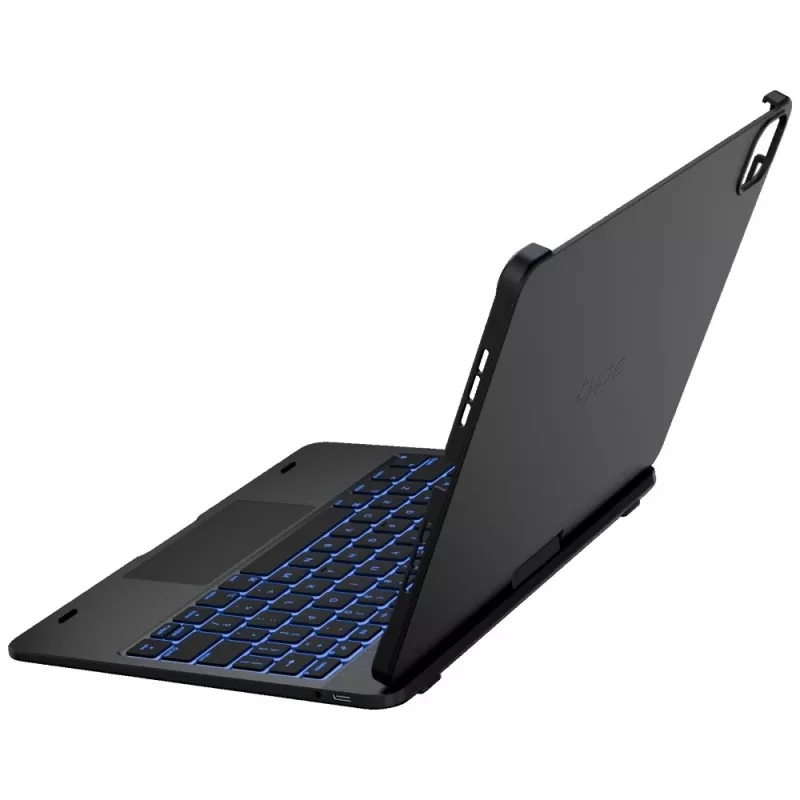 Typecase Flexbook Touch klaviatūrinis dėklas, skirtas iPad Pro 11 (2024/2025), juodas