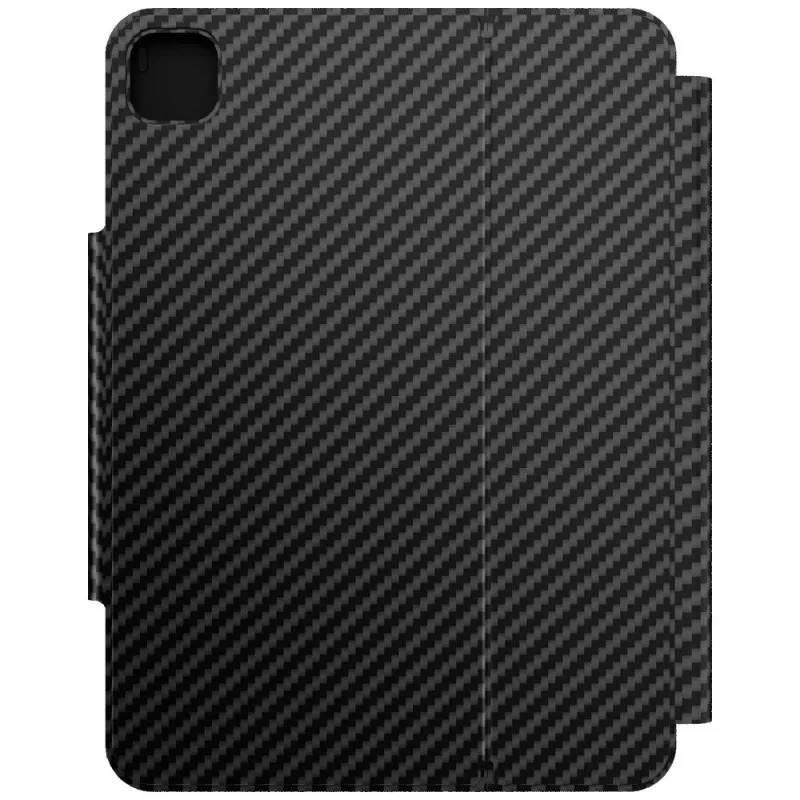 Typecase Edge Keyboard Case, skirta iPad Air 11 M2 2024 / M3 2025 / M4 2026, anglies pluoštas, juoda