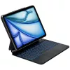 Typecase Edge Keyboard Case, skirta iPad Air 11 M2 2024 / M3 2025 / M4 2026, anglies pluoštas, juoda