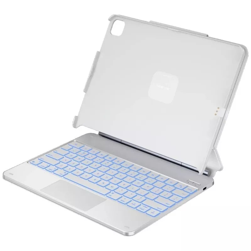 Typecase Edge + klaviatūrinis dėklas, skirtas iPad Air 13 M2 2024 / M3 2025 / M4 2026, baltas