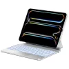 Typecase Edge + klaviatūrinis dėklas, skirtas iPad Air 13 M2 2024 / M3 2025 / M4 2026, baltas