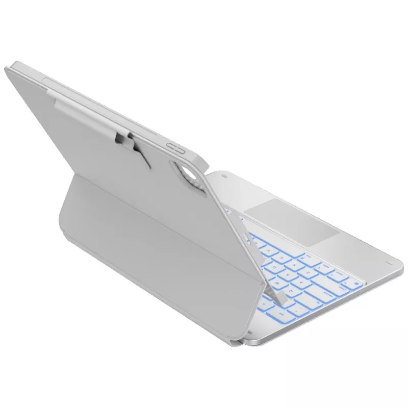 Typecase Edge + klaviatūrinis dėklas, skirtas iPad Air 13 M2 2024 / M3 2025 / M4 2026, baltas