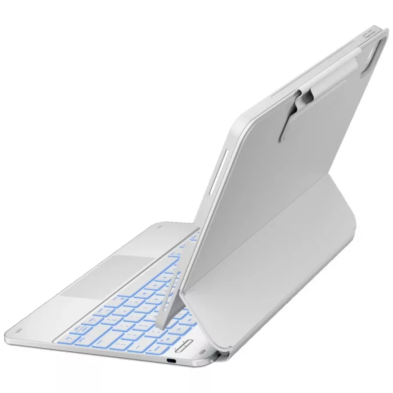 Typecase Edge + klaviatūrinis dėklas, skirtas iPad Air 13 M2 2024 / M3 2025 / M4 2026, baltas