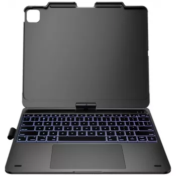 Typecase Flexbook Touch klaviatūros dėklas, skirtas iPad Air 13 M2 2024 / M3 2025 / M4 2026, pilkas