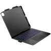 Typecase Flexbook Touch klaviatūros dėklas, skirtas iPad Air 13 M2 2024 / M3 2025 / M4 2026, pilkas