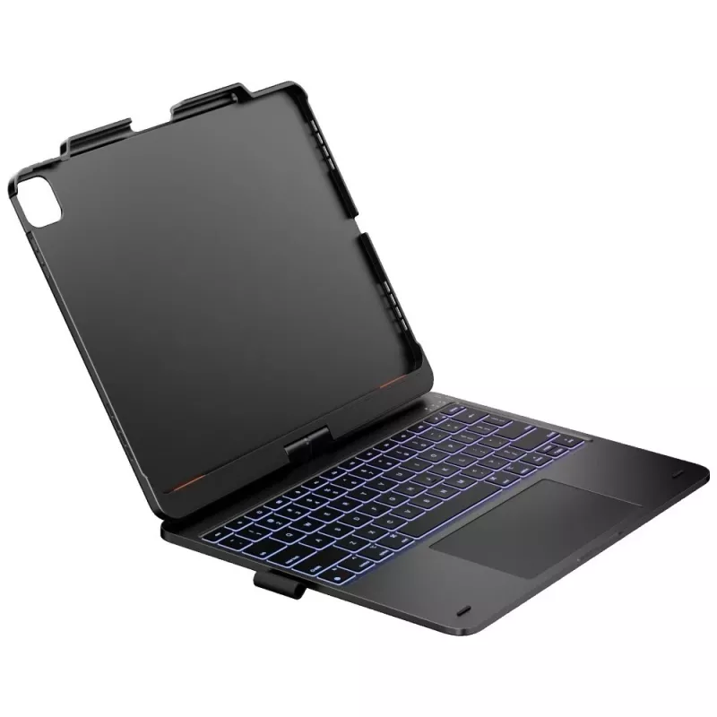 Typecase Flexbook Touch klaviatūros dėklas, skirtas iPad Air 13 M2 2024 / M3 2025 / M4 2026, pilkas