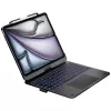Typecase Flexbook Touch klaviatūros dėklas, skirtas iPad Air 13 M2 2024 / M3 2025 / M4 2026, pilkas