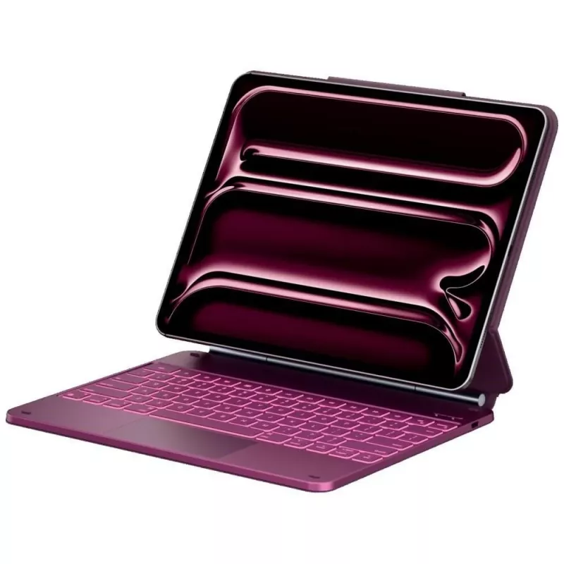 Typecase Edge klaviatūrinis dėklas, skirtas iPad Air 13 2024/2025, Raspberry