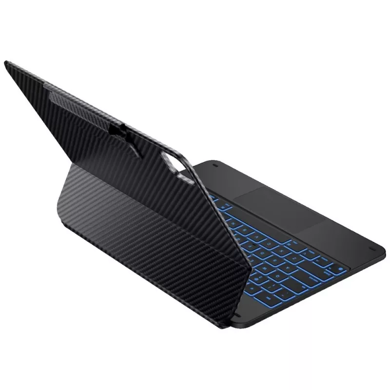 Typecase Edge klaviatūrinis dėklas, skirtas iPad Air 13 (2024/2025), anglies pluošto tekstūra