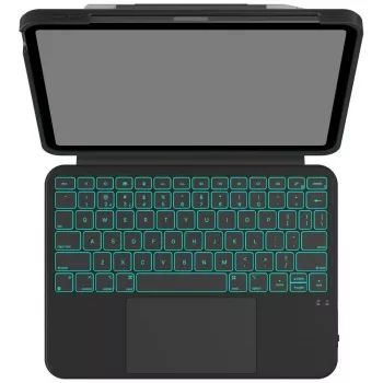 Typecase Folio Duo klaviatūrinis dėklas, skirtas iPad Air 11 M2 2024 / M3 2025 / M4 2026, juodas