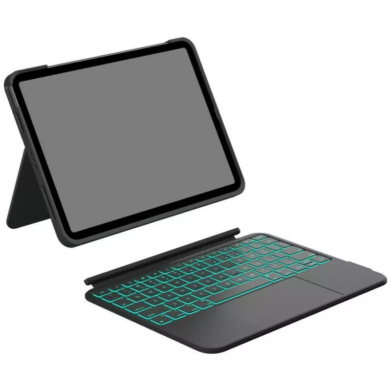 Typecase Folio Duo klaviatūrinis dėklas, skirtas iPad Air 11 M2 2024 / M3 2025 / M4 2026, juodas