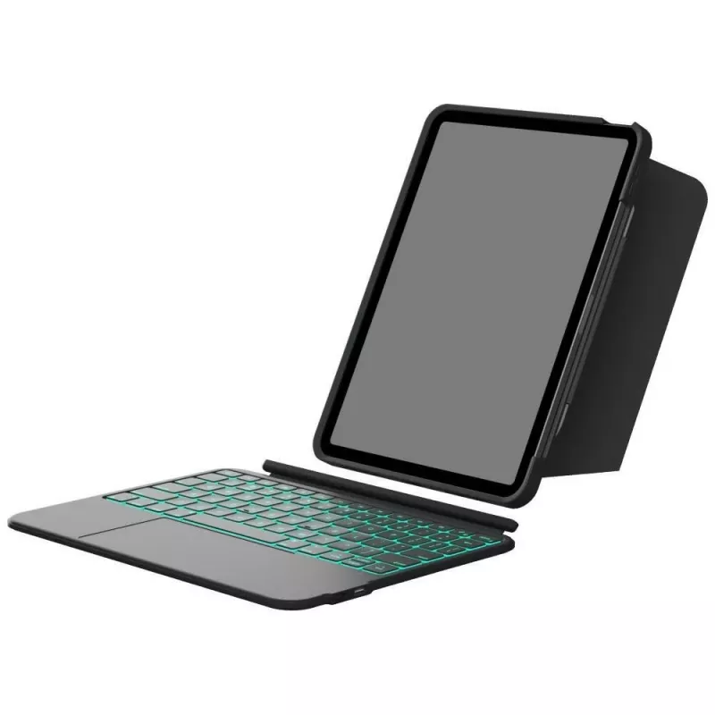 Typecase Folio Duo klaviatūrinis dėklas, skirtas iPad Air 11 M2 2024 / M3 2025 / M4 2026, juodas