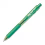 Pentel WOW! automatinis tušinukas – žalias rašalas, 1,0 mm vidutinis antgalis, skaidrus korpusas su žaliais akcentais