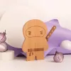 OTOTO Ninja Board pjaustymo lenta ir peilio rinkinys – juoda