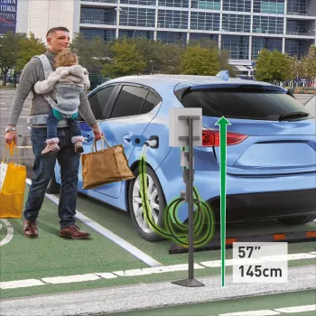 Barkan EV140FC Įkrovimo stotelės montavimo stulpas 145 cm juodas