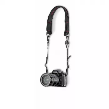 Manfrotto Pro Light Camera Strap PL su greito atjungimo sistema, juoda