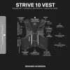 Silva Strive 10 Running Vest - juoda, L dydis
