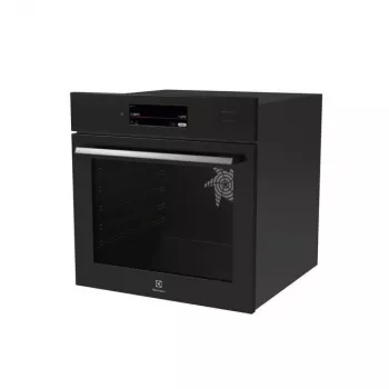 Įmontuojama elektrinė orkaitė Electrolux LOB9S3SZ su pirolitiniu valymu, 71 l, A+, juodas nerūdijantis plienas