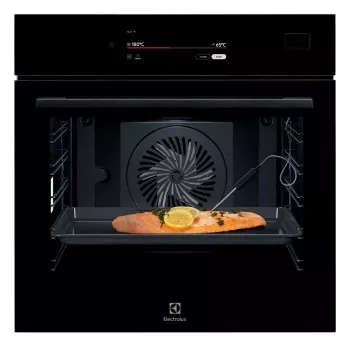 Įmontuojama elektrinė orkaitė Electrolux LOB9S3SZ su pirolitiniu valymu, 71 l, A+, juodas nerūdijantis plienas