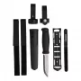 Morakniv Garberg Multi-Mount Black Fixed Blade Knife with Sandvik 14C28N Stainless Steel