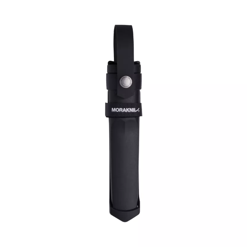 Morakniv Garberg Multi-Mount Black Fixed Blade Knife with Sandvik 14C28N Stainless Steel