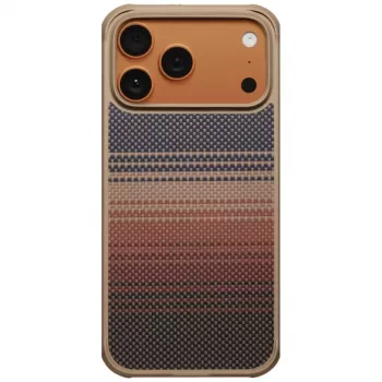 PITAKA Aramid ProGuard MagSafe Case for iPhone 17 Pro Max Sunset