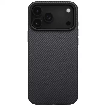PITAKA Aramid UltraGuard MagSafe Case for iPhone 17 Pro Black/Grey Twill