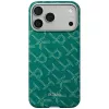 PITAKA Ultra-Slim Monogram MagSafe Case for iPhone 17 Pro, Gold Green