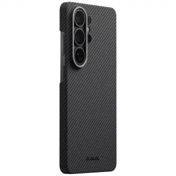 PITAKA Edge Case MagSafe, skirta Samsung Galaxy S26 Ultra, juoda-pilka