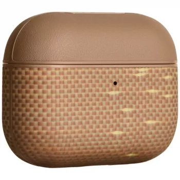 PITAKA aramidinio pluošto dėklas AirPods Pro 3, Golden Glint