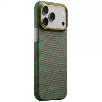 PITAKA Edge Case Breath of Veins, skirta iPhone 17 Pro Max - Sprout Surge