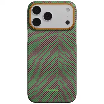 PITAKA Edge Case Breath of Veins, skirta iPhone 17 Pro Max - Sprout Surge