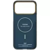 PITAKA Edge Case Breath of Veins, skirta iPhone 17 Pro Max, Dive Green