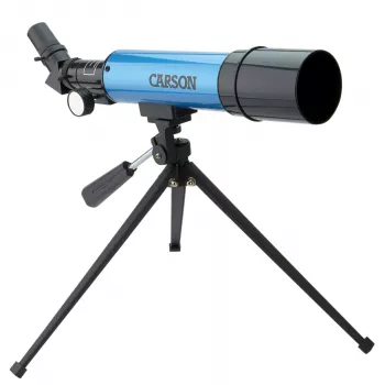 Carson Aim Telescope MTEL-50 50mm Refractor su 3x Barlow lęšiu ir aliumininiu trikoju