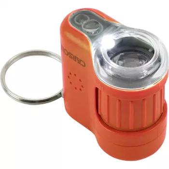 Carson MicroMini 20x skaitmeninis mikroskopas – oranžinis/sidabrinis, su LED apšvietimu, maitinamas baterijomis